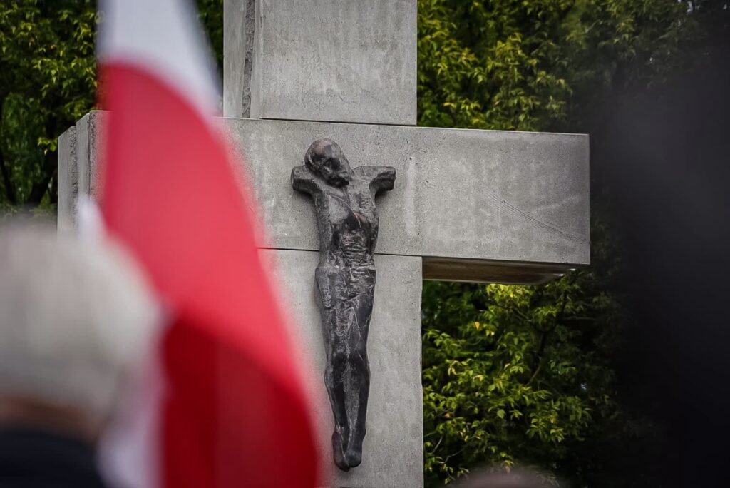 Pomnik Ofiar Zbrodni Wołyńskiej w Warszawie. Fot. Mateusz Niegowski/IPN