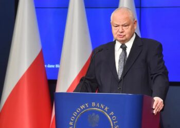 Prezes Narodowego Banku Polskiego Adam Glapiński. Fot. PAP/Radek Pietruszka