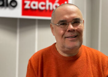 Krzysztof Łopatowski z Konfederacji Korony Polskiej w studiu Radia Zachód