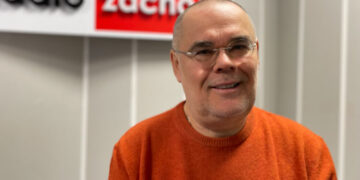 Krzysztof Łopatowski z Konfederacji Korony Polskiej w studiu Radia Zachód