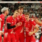 Maksymilian Granieczny, Tomasz Fornal, Artur Szalpuk, Jakub Majchrzak, Marcel Bakaj i Bartłomiej Bołądź. Fot. PAP/Tomasz Waszczuk