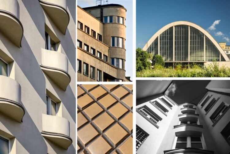 Modernistyczne akcenty w centrum Gdyni są widoczne m.in. w licznych budynkach, kamienicach i pojedynczych detalach (zbiór fotografii, modernizmgdyni.pl)