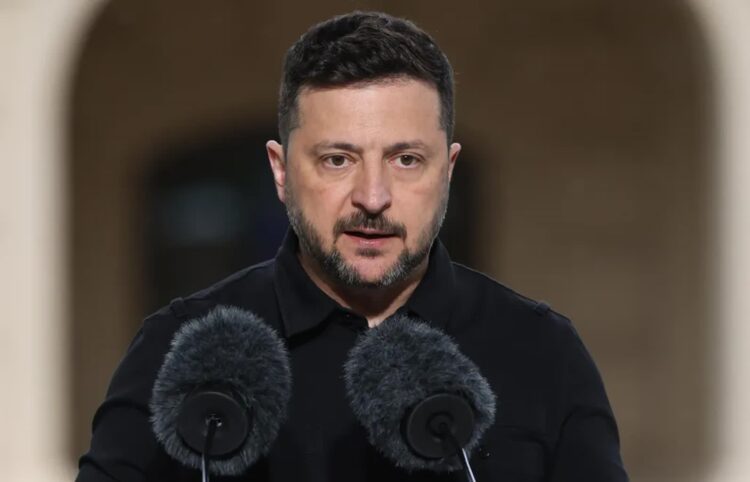 Wołodymyr Zełenski Fot. PAP/EPA/Victor Kovalchuk