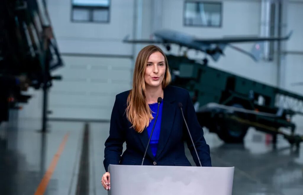 Wiceszefowa MON Magdalena Sobkowiak-Czarnecka. Fot. PAP/ Agnieszka Bielecka
