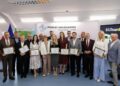 Konferencja prasowa w Starostwie Powiatowym w Krośnie Odrzańskim. UMWL rozstrzygnął konkurs na dofinansowania do ścieżek rowerowych (fot. Kasia Klimkowska/lubuskie.pl)