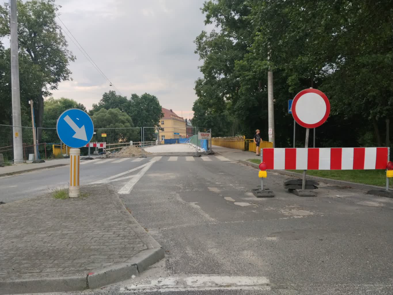 Przestój w pracach przy remoncie mostu w Żaganiu