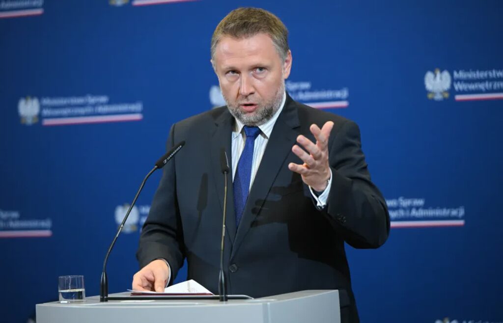 Szef MSWiA Marcin Kierwiński. Fot: PAP/Marcin Obara