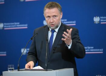 Szef MSWiA Marcin Kierwiński. Fot: PAP/Marcin Obara