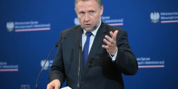 Szef MSWiA Marcin Kierwiński. Fot: PAP/Marcin Obara