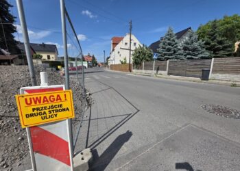 Remont chodnika Małomice