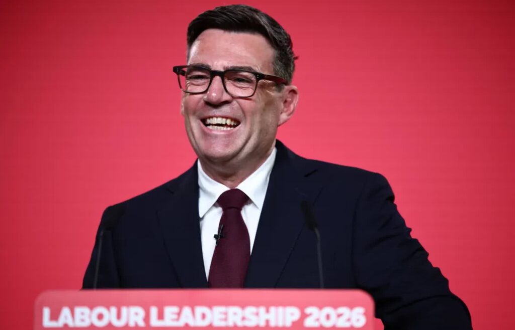 Andy Burnham Fot. PAP/EPA/HENRY NICHOLLS / POOL