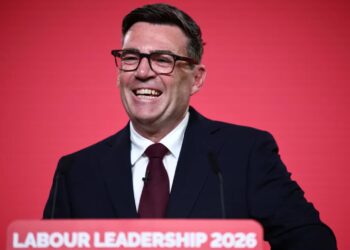 Andy Burnham Fot. PAP/EPA/HENRY NICHOLLS / POOL