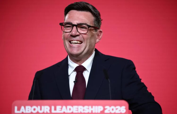 Andy Burnham Fot. PAP/EPA/HENRY NICHOLLS / POOL