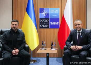 Prezydent Karol Nawrocki i prezydent Ukrainy Wołodymyr Zełenski. Fot. X/KPRP/Marek Borawski