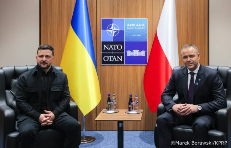 Prezydent Karol Nawrocki i prezydent Ukrainy Wołodymyr Zełenski. Fot. X/KPRP/Marek Borawski