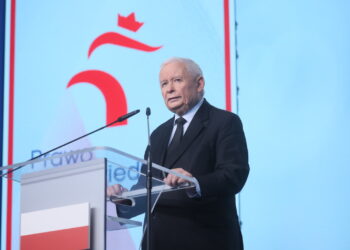 Prezes PiS Jarosław Kaczyński. Fot. PAP/Leszek Szymański