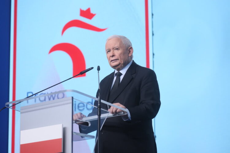 Prezes PiS Jarosław Kaczyński. Fot. PAP/Leszek Szymański