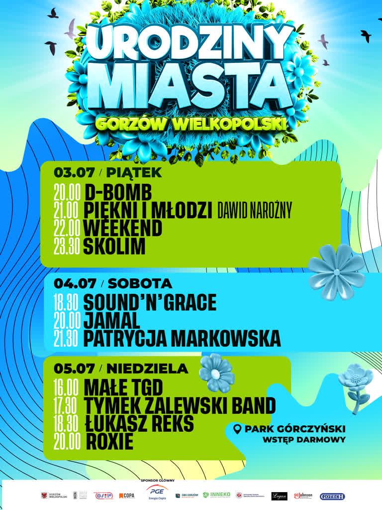 URODZINY MIASTA GORZÓW plakat A4_godziny.jpg