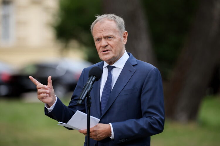 Premier Donald Tusk. Fot. PAP/Leszek Szymański