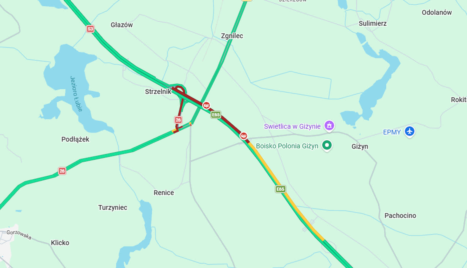 Śmiertelny wypadek na drodze S3