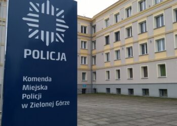Komenda Miejska Policji w Zielonej Górze (fot. M. Czechowska)