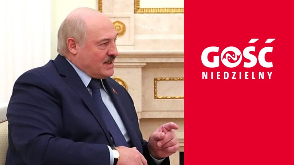 Alaksandr Łukaszenka. Fot. Wikipedia i logo "Gościa Niedzielnego z: gosc.pl