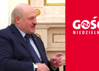 Alaksandr Łukaszenka. Fot. Wikipedia i logo "Gościa Niedzielnego z: gosc.pl