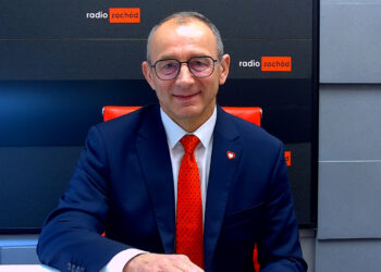 Marek Cebula w studiu RZ