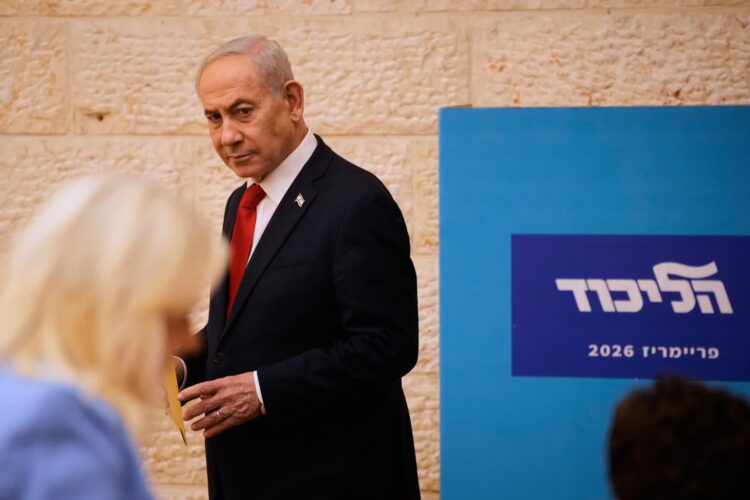 Na zdjęciu premier Izraela - Benjamin Netanjahu (PAP/EPA/OHAD ZWIGENBERG / POOL)