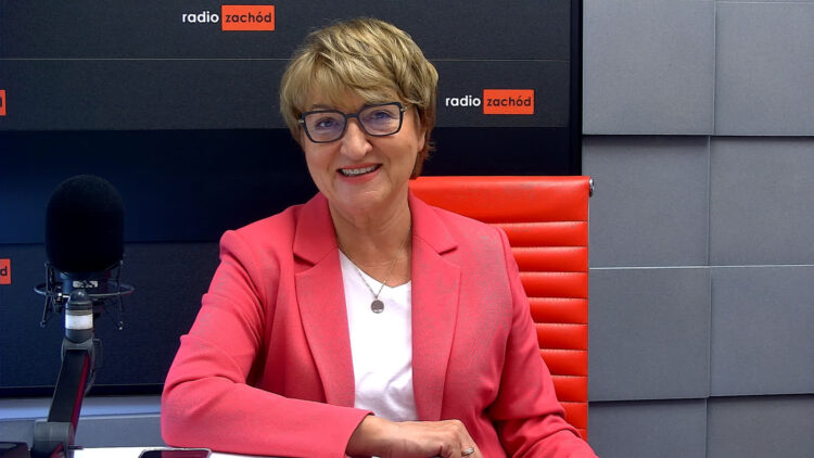 Elżbieta Polak w studiu RZ