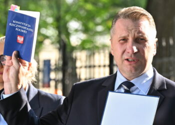 Na zdjęciu Przemysław Czarnek, kandydat PiS na premiera (PAP/Radek Pietruszka)