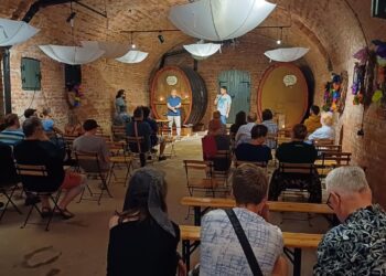 Sala szeptów w Zielonej Górze. Konsutlacje społeczne ws. wpisania tradycji winiarskich miasta i okolicy na Krajową Listę Niematerialnego Dziedzictwa Kulturowego (fot. Piotr Bakselerowicz)
