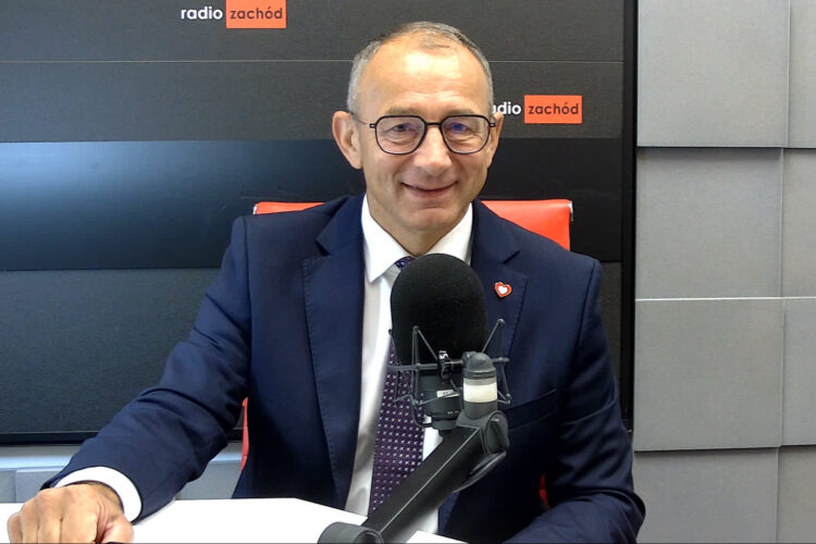 Marek Cebula w studiu RZ