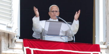 Papież Leon XIV. Fot. PAP/EPA/GIUSEPPE LAMI