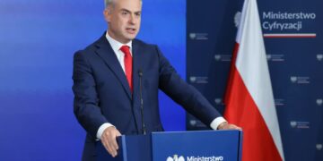 Wicepremier, minister cyfryzacji Krzysztof Gawkowski. Fot. PAP/ Paweł Supernak