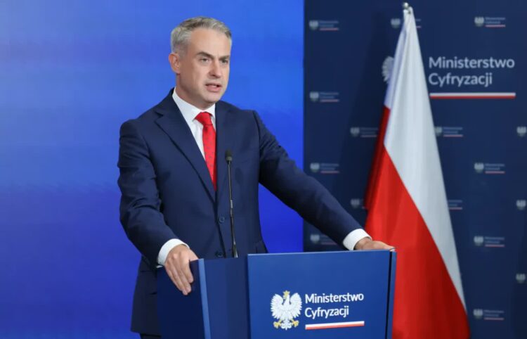 Wicepremier, minister cyfryzacji Krzysztof Gawkowski. Fot. PAP/ Paweł Supernak
