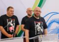 Przy mikrofonie Karol Kolba, dyrektor Solanin Film Festiwal (fot. Paweł Wańczko/lubuskie.pl)