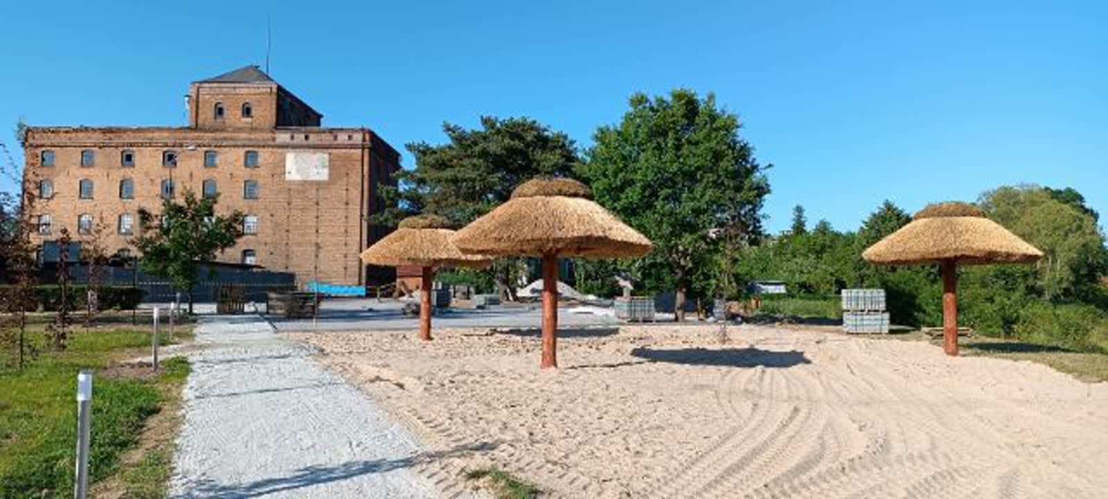 Remont szprotawskiej Wyspy Skarbów