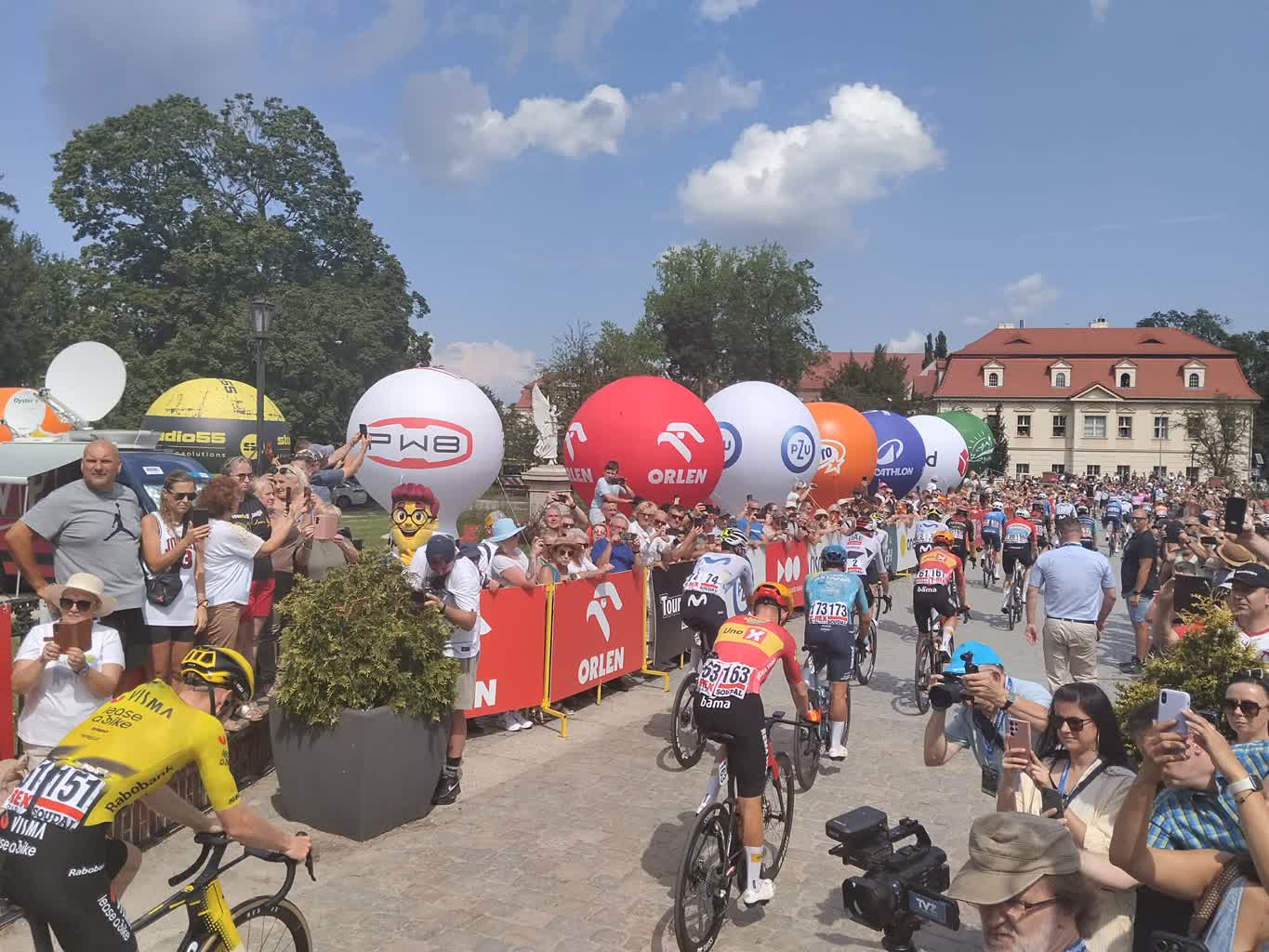 Żaganianie kibicują Tour de Pologne