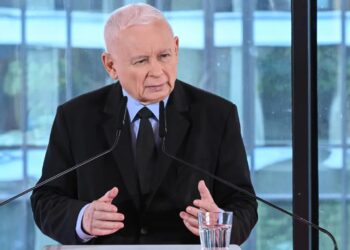 Jarosław Kaczyński, fot. PAP/Radek Pietruszka