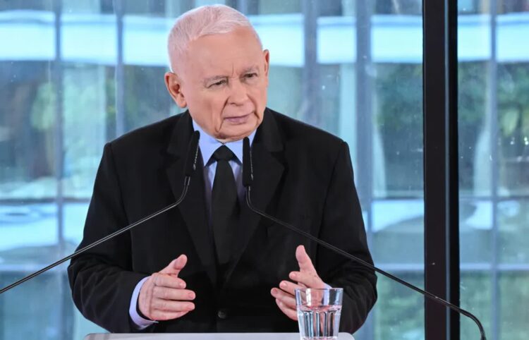 Jarosław Kaczyński, fot. PAP/Radek Pietruszka