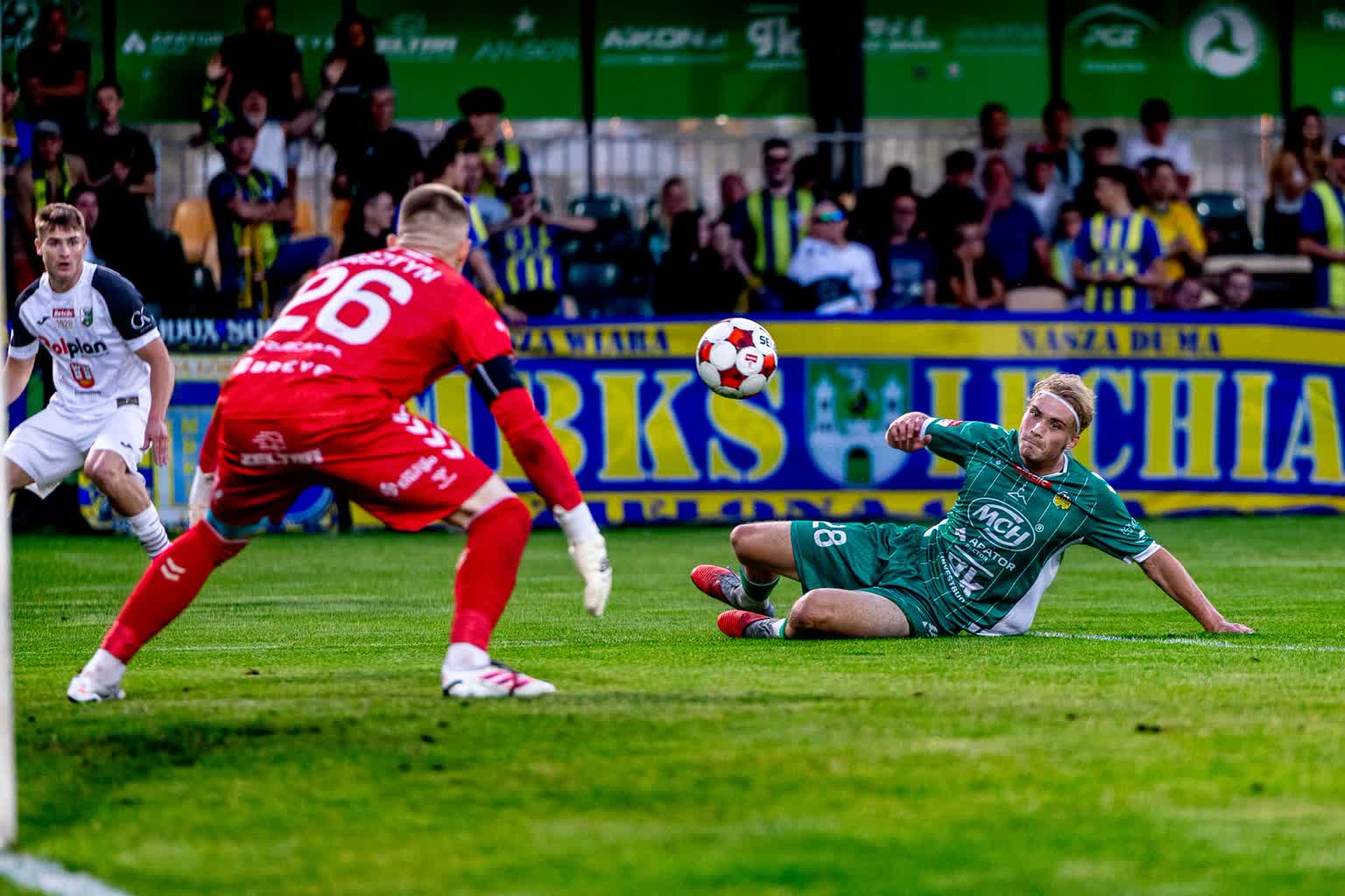 Rutkowski z krótką przerwą od gry, Ziarkowski z nieco dłuższą