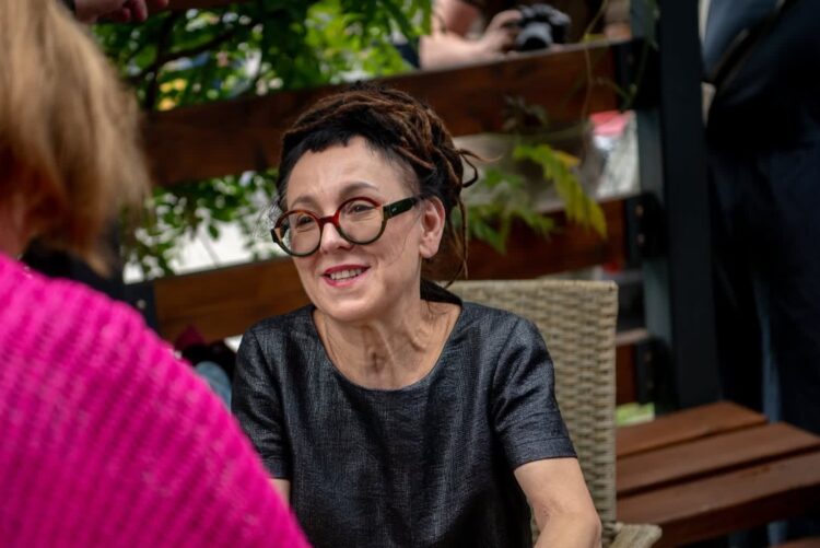 Olga Tokarczuk w Zielonej Górze na Festiwalu Rzeki Literatury (fot. Krzysztof Filmanowicz)
