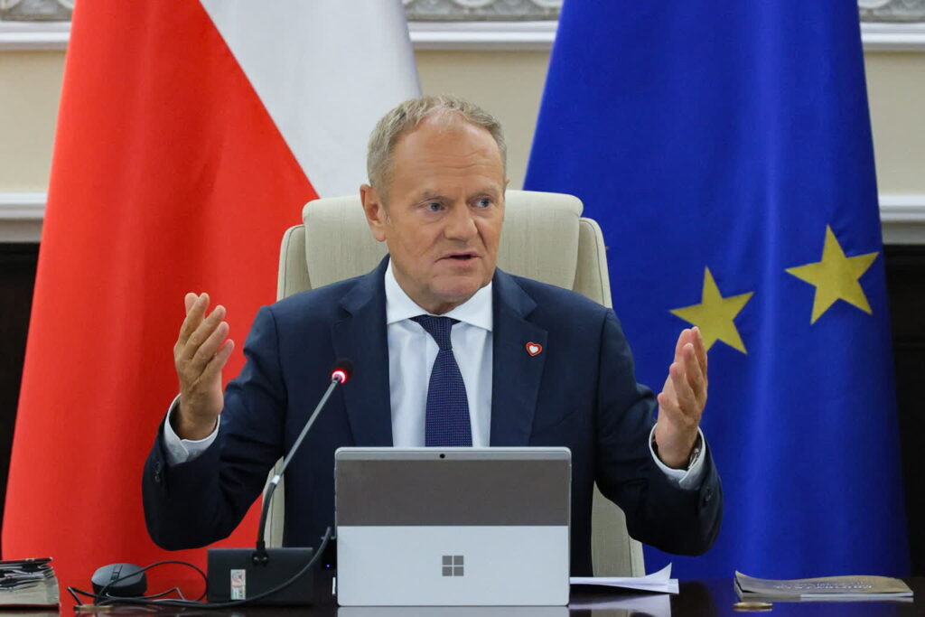 Premier Donald Tusk. Fot. PAP/Paweł Supernak