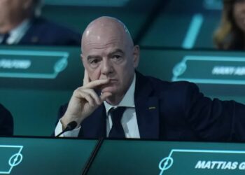 Gianni Infantino, fot. PAP/EPA/BOB FRID
