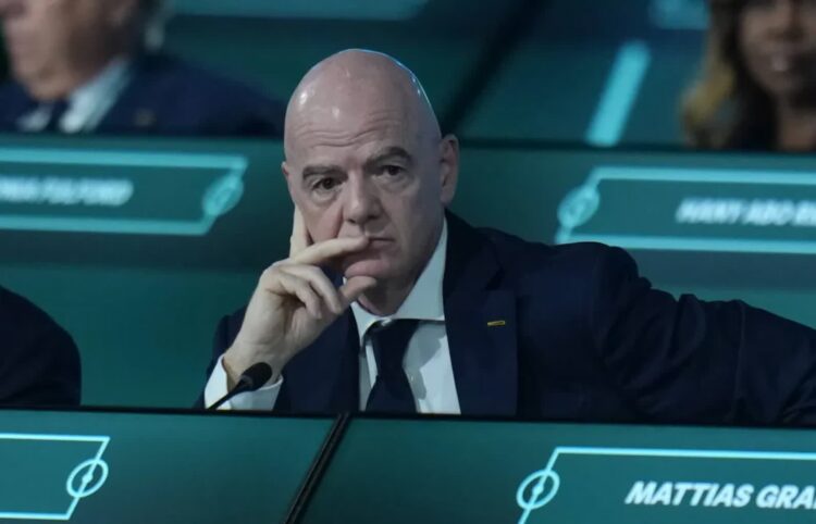 Gianni Infantino, fot. PAP/EPA/BOB FRID