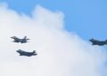 Samoloty F-35 i F-16 Sił Powietrznych RP - zdjęcie ilustracyjne Fot. PAP/Marcin Obara