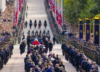 Uroczystości pogrzebowe Haralda V, fot. PAP/EPA/NTB POOL/Ole Berg-Rusten / POOL