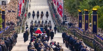 Uroczystości pogrzebowe Haralda V, fot. PAP/EPA/NTB POOL/Ole Berg-Rusten / POOL