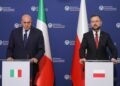 Wicepremier, minister obrony narodowej Władysław Kosiniak-Kamysz i minister obrony Włoch Guido Crosetto Fot. PAP/Paweł Supernak